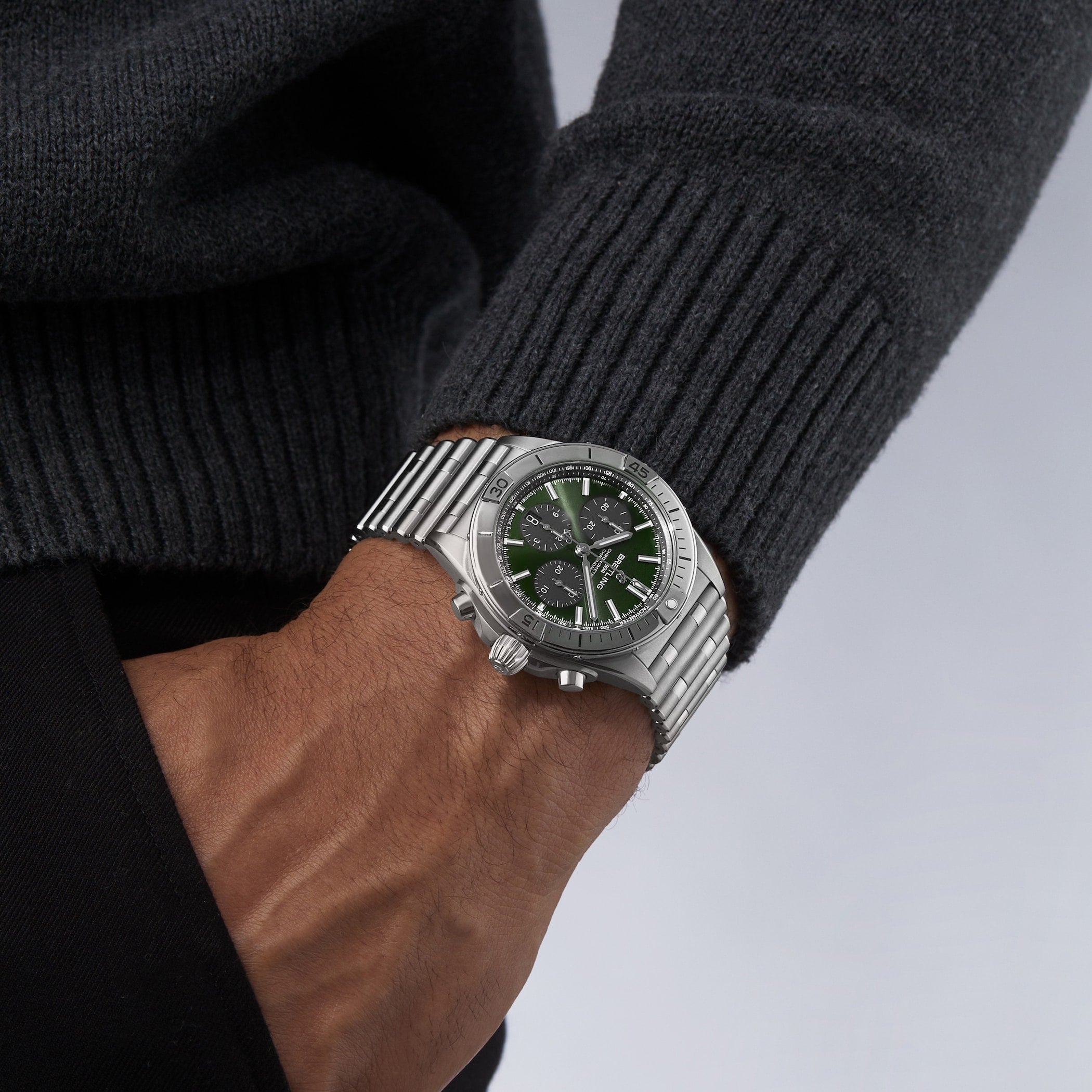 Chronomat B01 Titanium 42mm Limited Edition Mens Watch The Watches Of Switzerland Group Centenary Exclusive