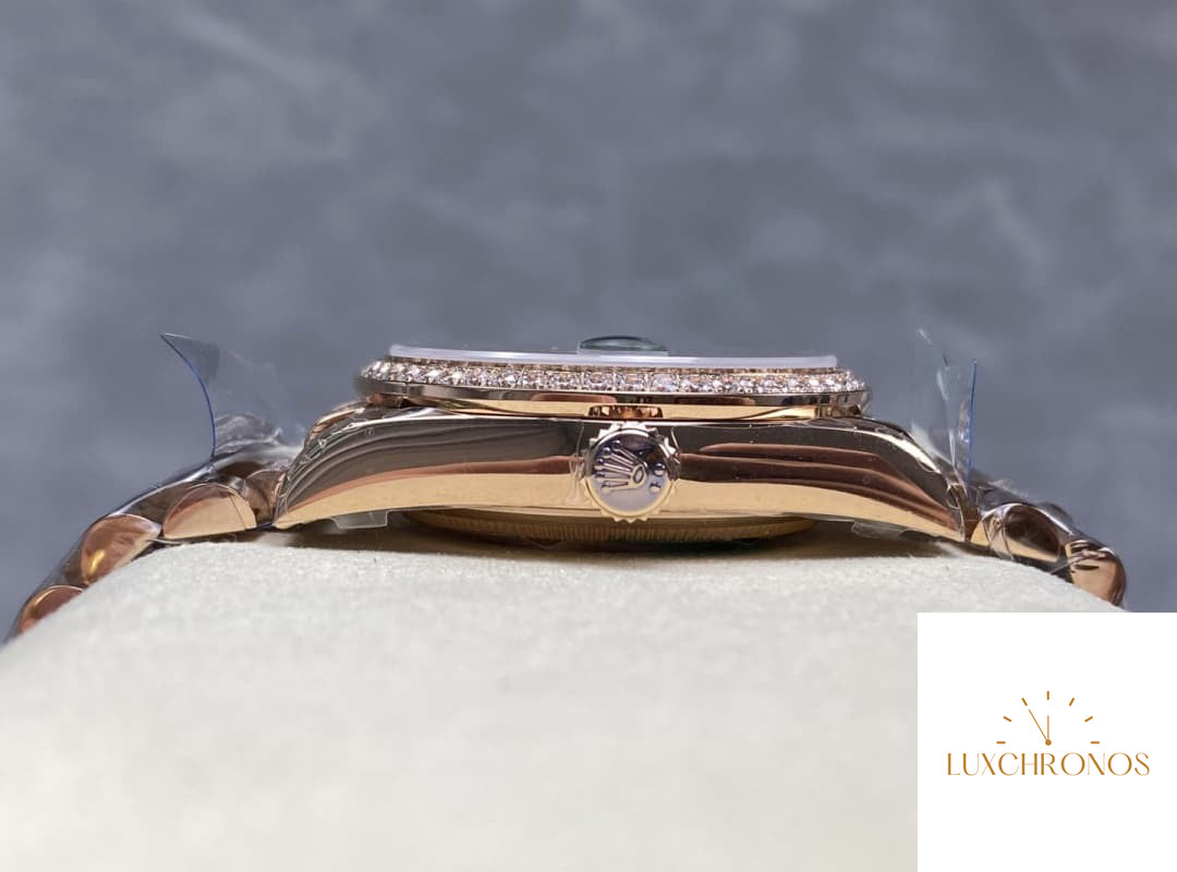 Replica Rolex DayDate m128345rbr-0065 1:1 Best Edition 8+ Factory Blue Dial