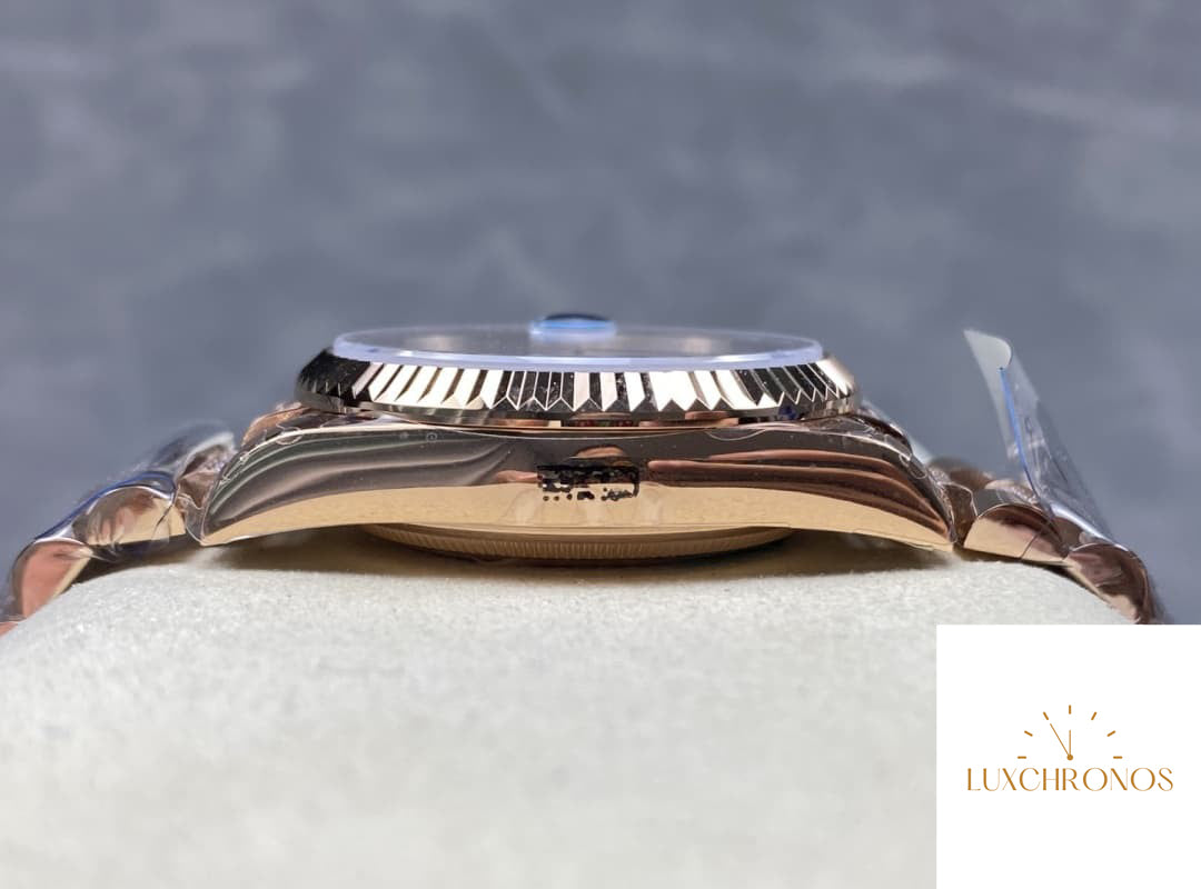 Replica Rolex DayDate m128235-0038 1:1 Best Edition 8+ Factory Gradient Brown