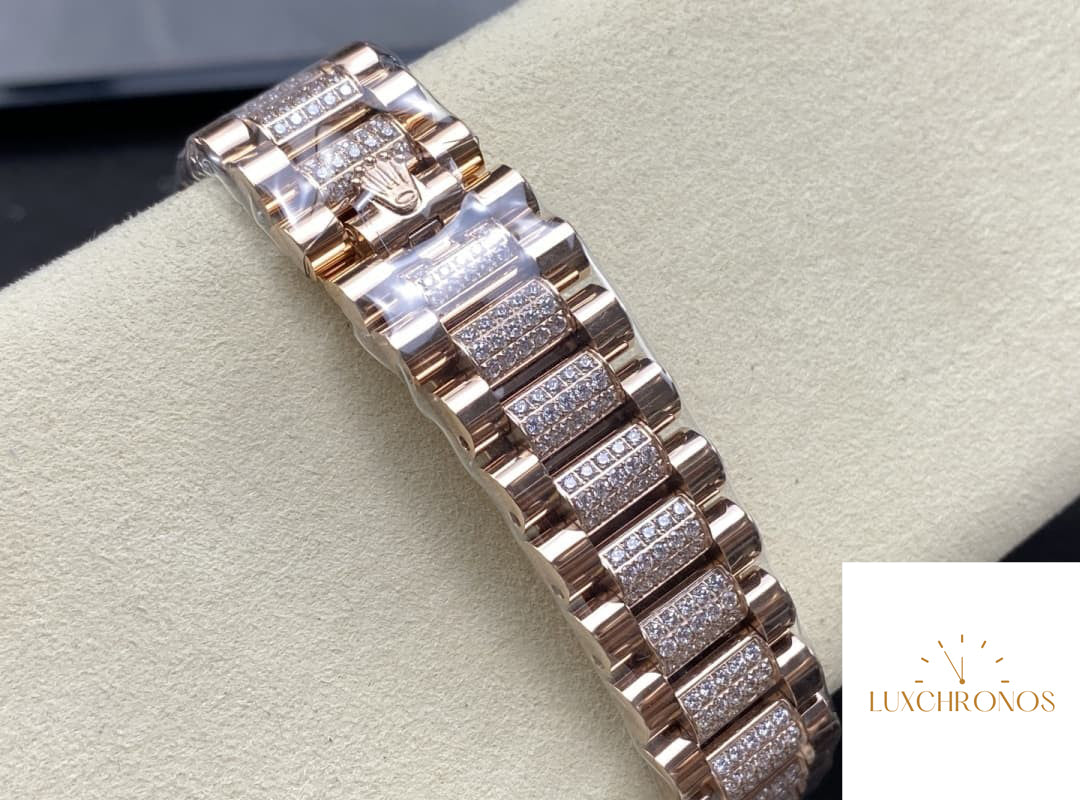 Replica Rolex DayDate m128235-0038 1:1 Best Edition 8+ Factory Gradient Brown