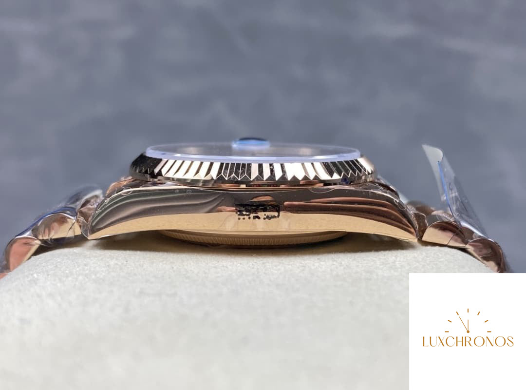 Replica Rolex DayDate m128235-0088 1:1 Best Edition 8+ Factory Silver Dial