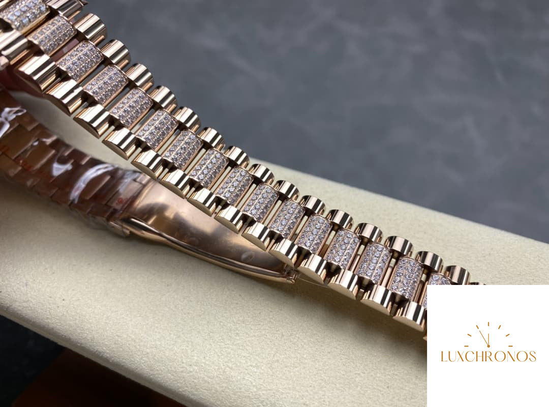 Replica Rolex DayDate m128235-0088 1:1 Best Edition 8+ Factory Silver Dial