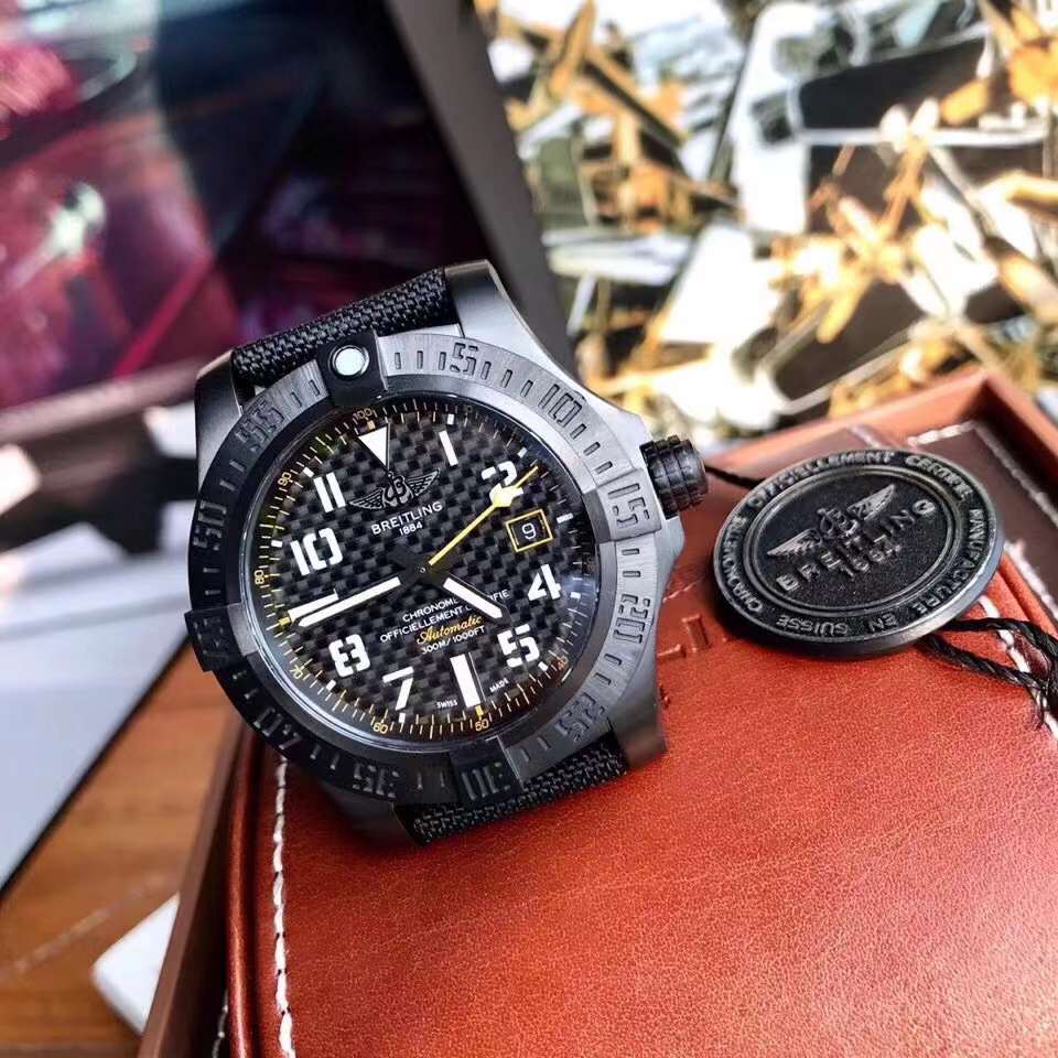 Breitling Avenger Blackbird 44 with 3D dial Swiss Original Movement