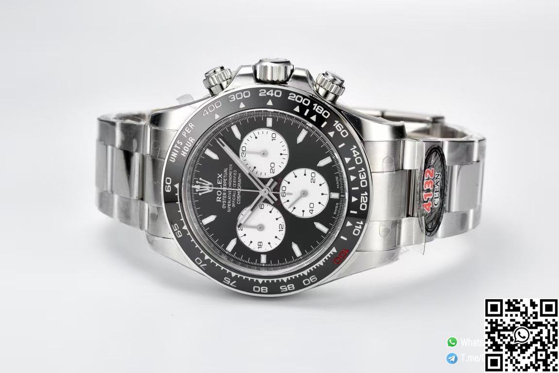 Clean Factory Daytona Le Mans M126529-0001 Black Dial White Chrono Sub-Dial with Luminos Hous Markers 4132 Movement