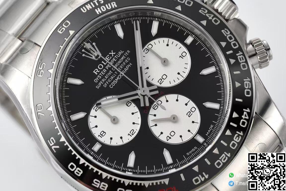 Clean Factory Daytona Le Mans M126529-0001 Black Dial White Chrono Sub-Dial with Luminos Hous Markers 4132 Movement