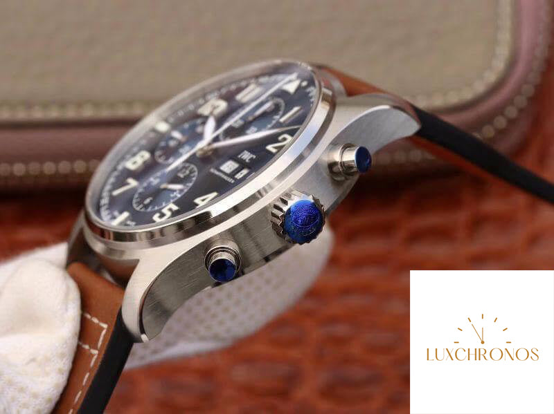 IWC Pilot Chronograph IW377714 Men Watches 1:1 Best Edition Swiss ETA7750 Blue Dial ZF FActory