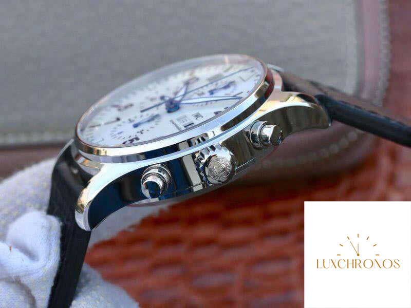 IWC Pilot Chronograph IW377725 ZF Factory 1:1 Best Edition Swiss ETA7750 Leather Watch Strap