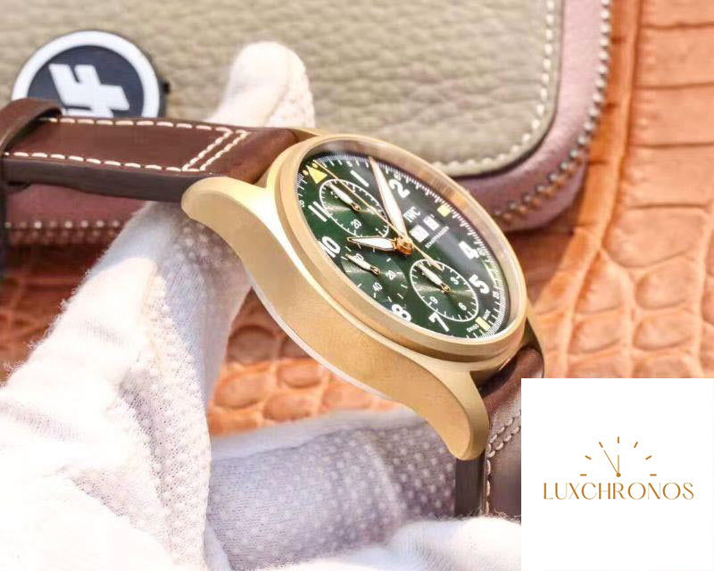 IWC Pilot IW387902 Spitfire Chronograph ZF Factory 1:1 Best Edition Bronze Case Swiss ETA7750