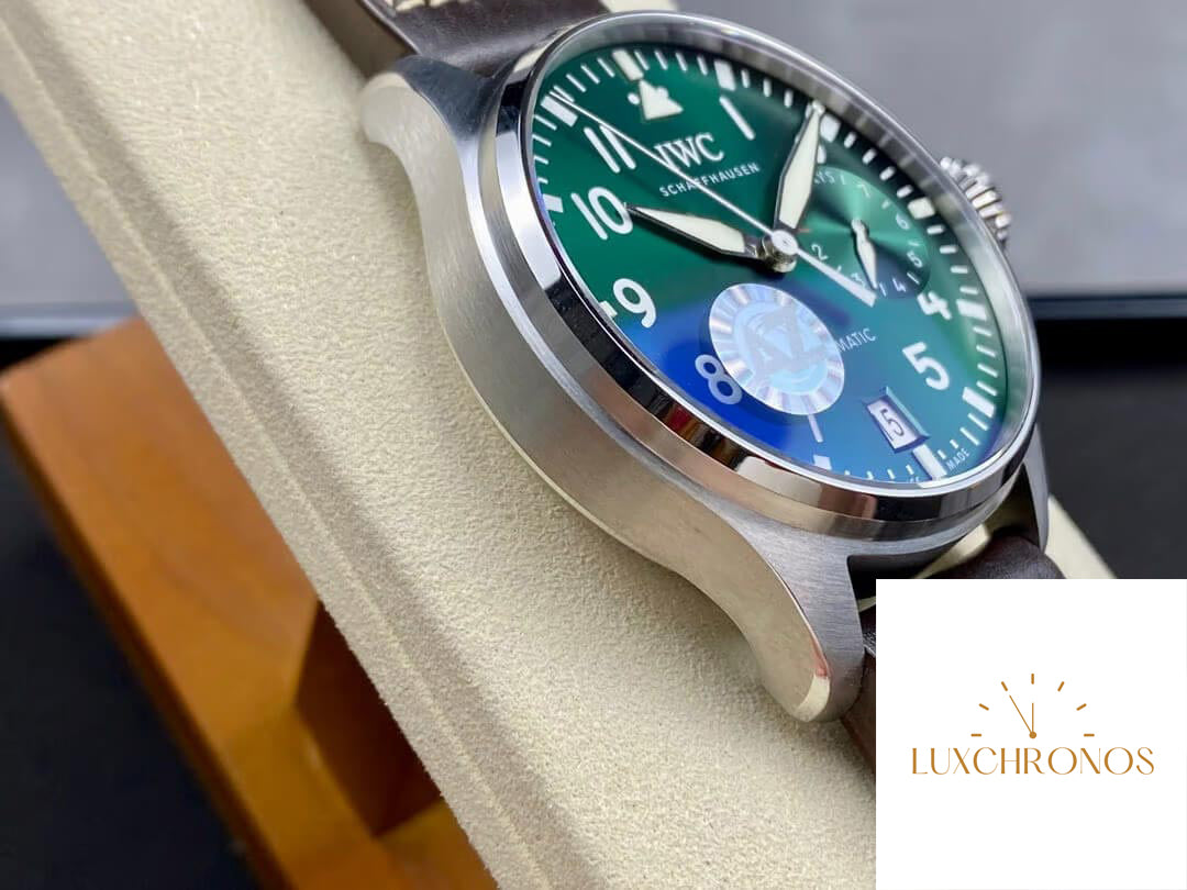 IWC Pilot IW501015 1:1 Best Edition AZ Factory Green Dial Actual Photos