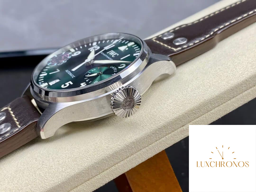 IWC Pilot IW501015 1:1 Best Edition AZ Factory Green Dial Actual Photos