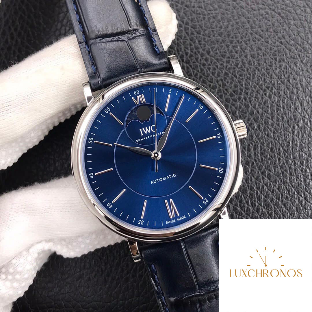 IWC Portofino Moon Phase IW459402 1:1 Best Edition MKS Factory Blue Dial