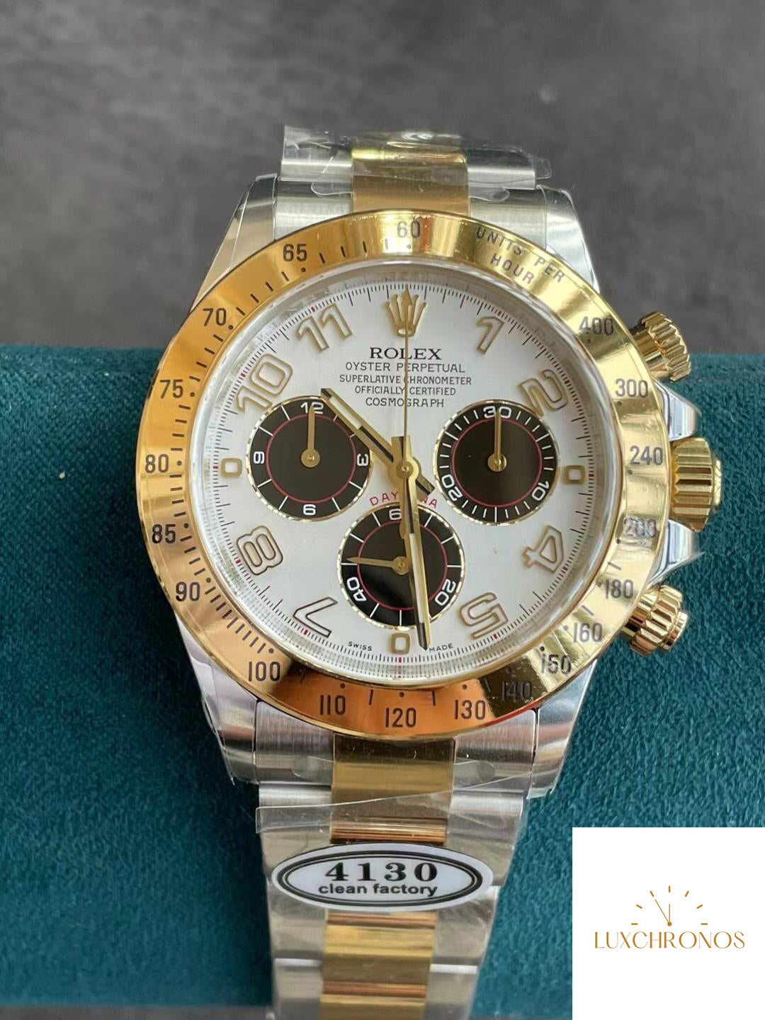 Rolex ROLEXCosmograph Daytona All Gold Blue Disc Chronograph -116523