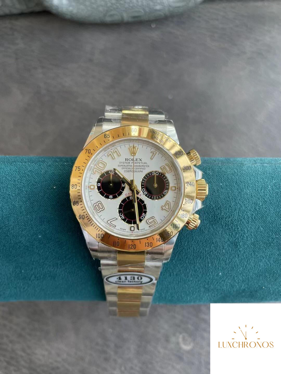 Rolex ROLEXCosmograph Daytona All Gold Blue Disc Chronograph -116523