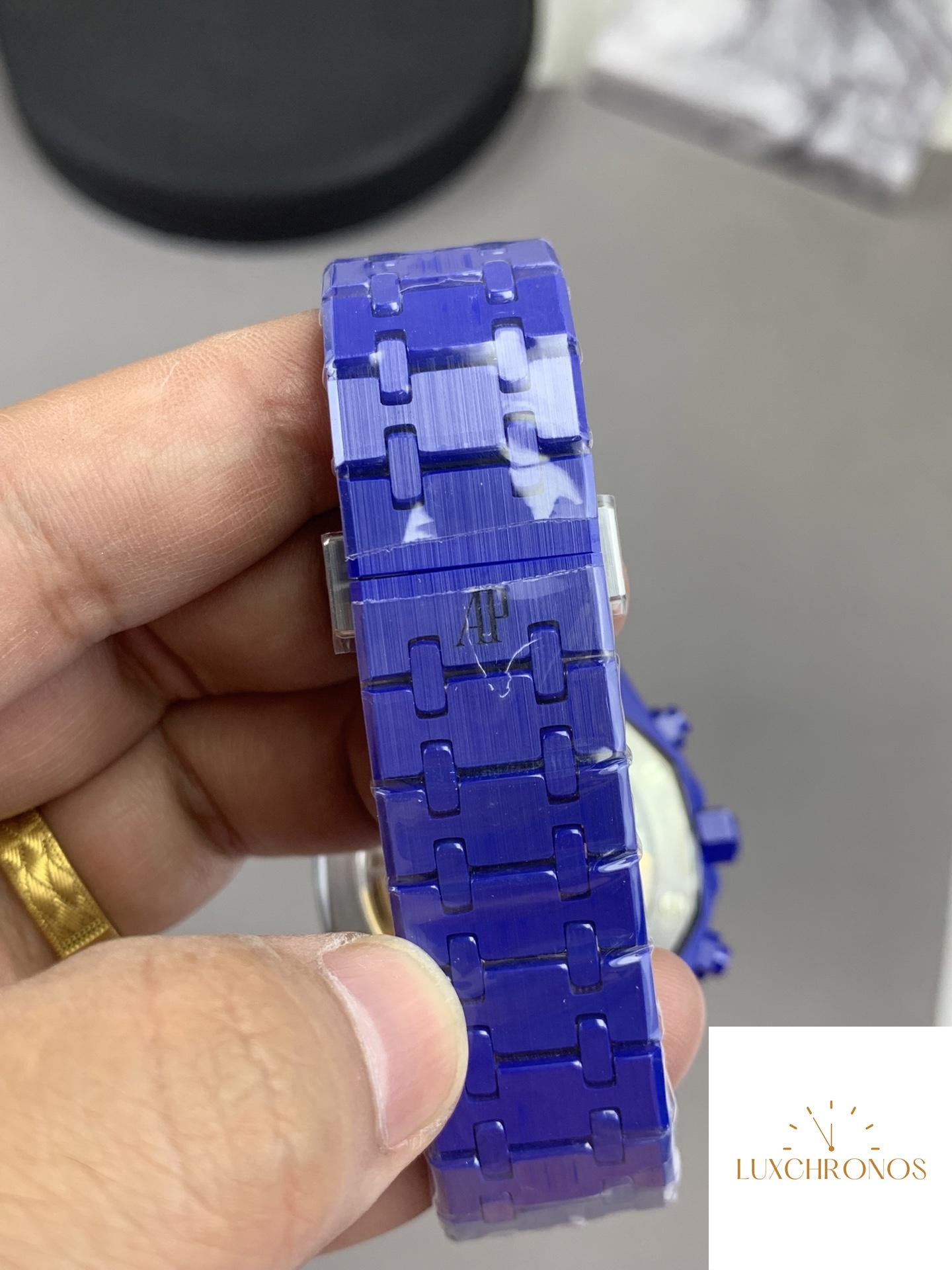 APS Factory 26240 Blue Ceramic Top Quality Luxury Watch