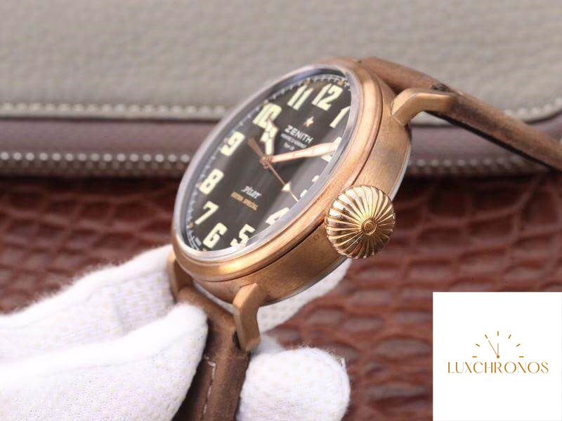 Replica Zenith Pilot Type 20 Extra XF Factory Mechanical Watches 1:1 Best Edition Swiss ETA2824-2 Black Dial