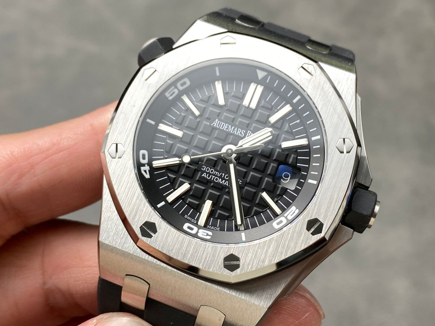 APS Factory Audemars Piguet 15710 Watch Rubber Strap 42mm