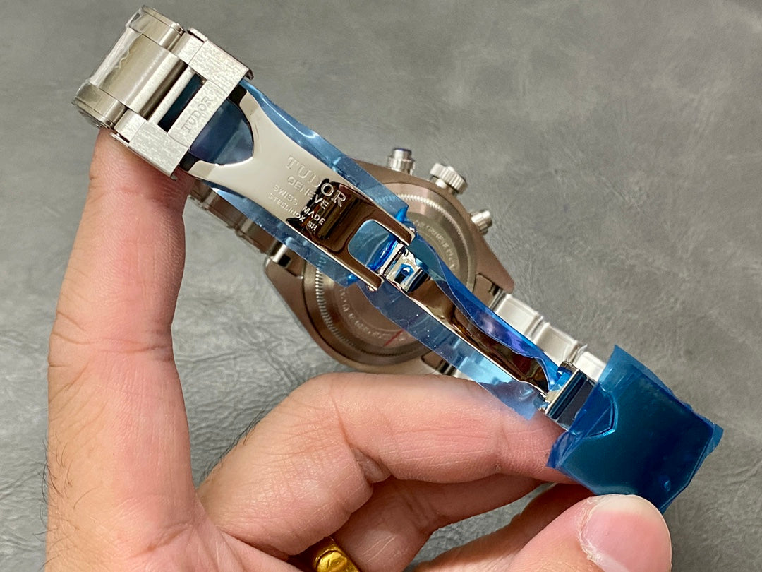 TW Tudor latest Black Bay Chrono stainless steel watch