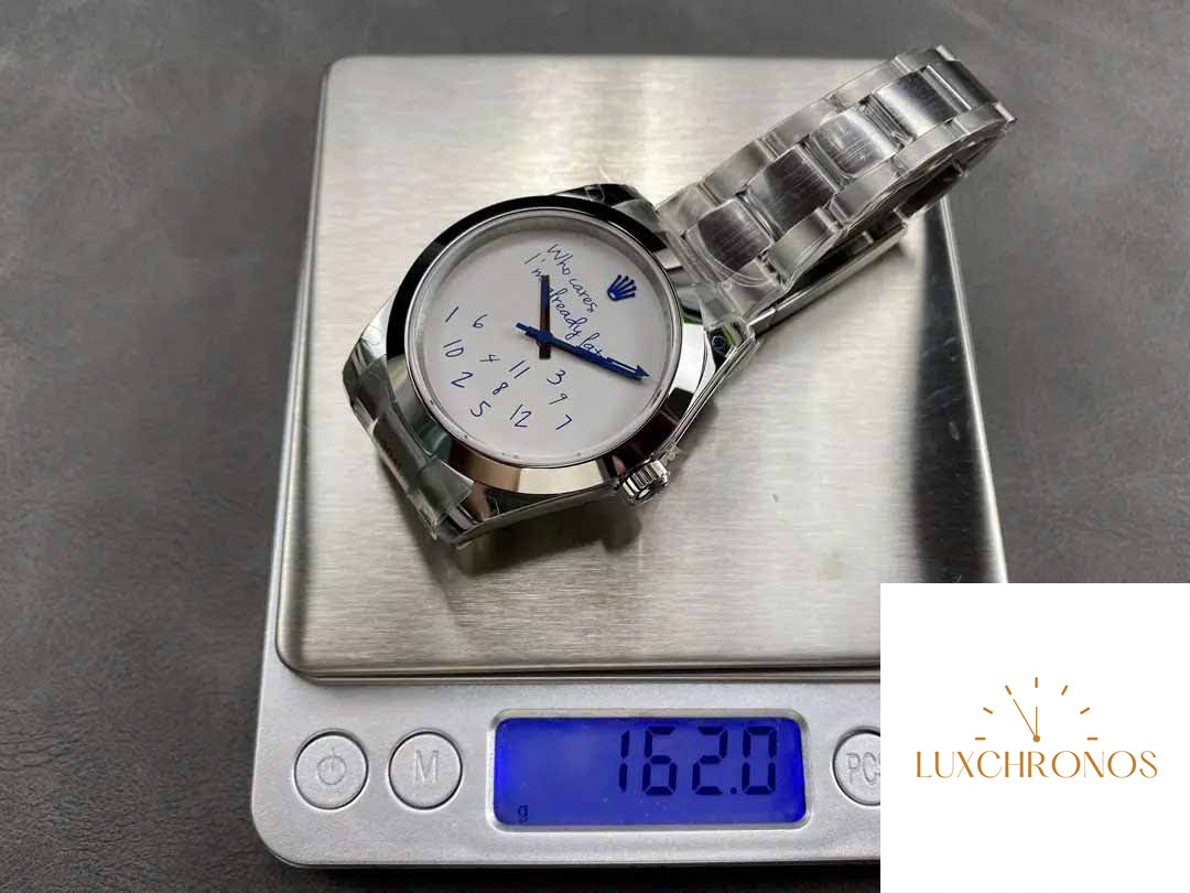 Replica Rolex Datejust 41mm "Who Cares I'm Already Late" Counterweight version GM factory