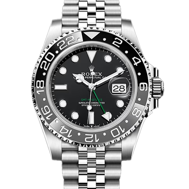 GMT-Master II 'Gray & Black' Steel / Ceramic / Jubilee 126710GRNR