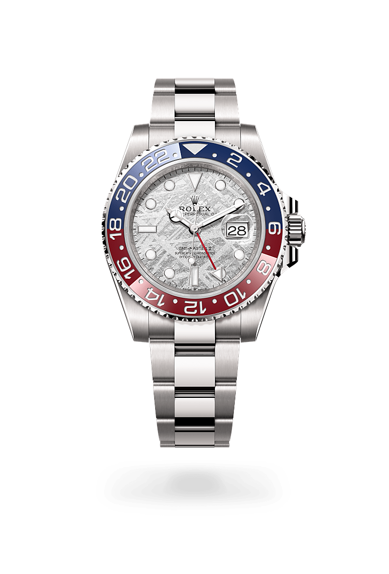 GMT-Master II Oyster, 40 mm, white gold