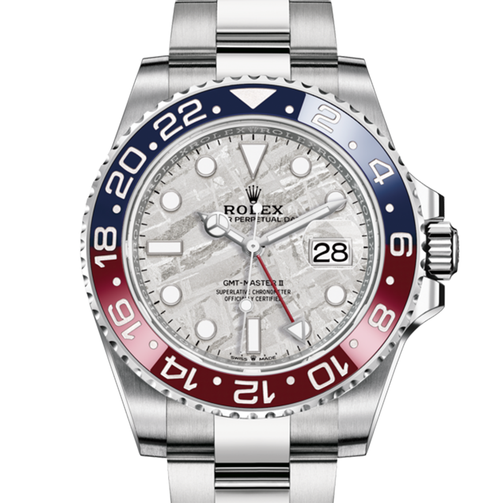 GMT-MASTER II Oyster, 40 mm, white gold