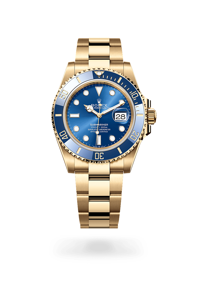 Submariner Date Oyster, 41 mm, yellow gold