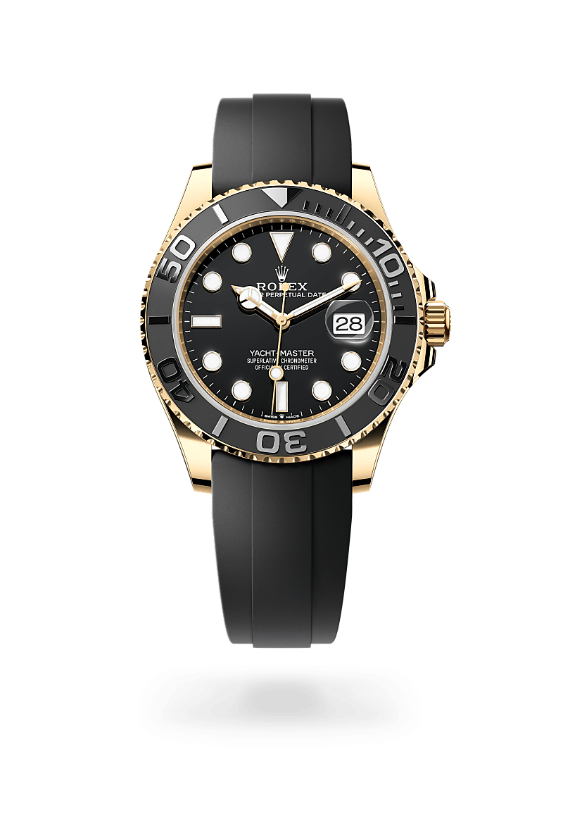 Yacht-Master 42 Oyster, 42 mm, yellow gold