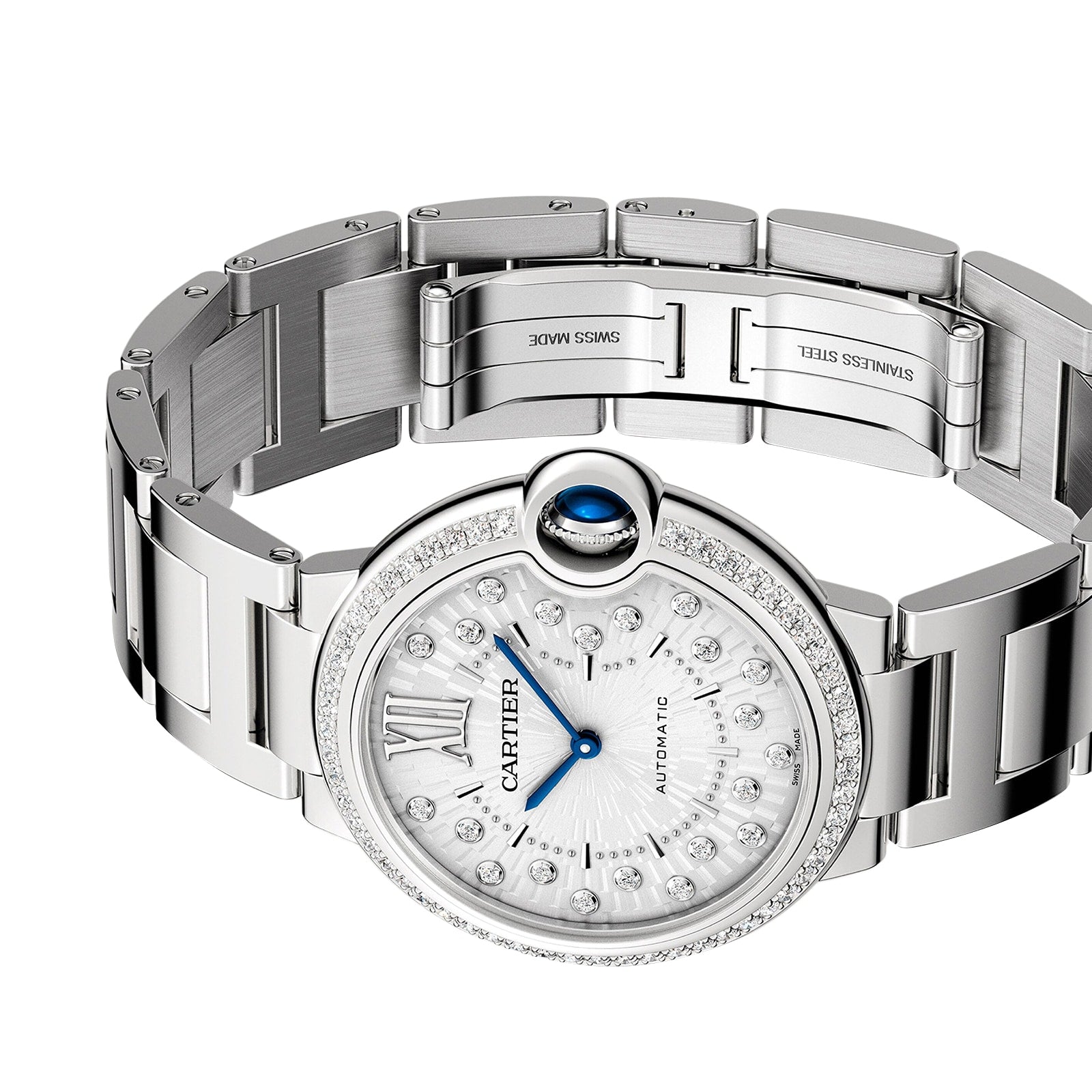 Ballon Bleu De Cartier Watch, 36 Mm, Mechanical Movement With Automatic Winding.