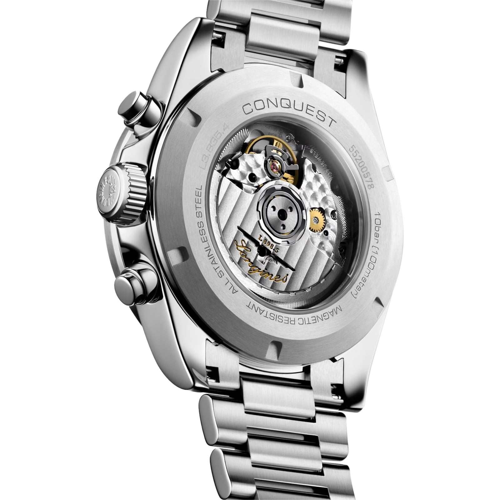 Conquest Stainless Steel Automatic 42mm Mens Watch