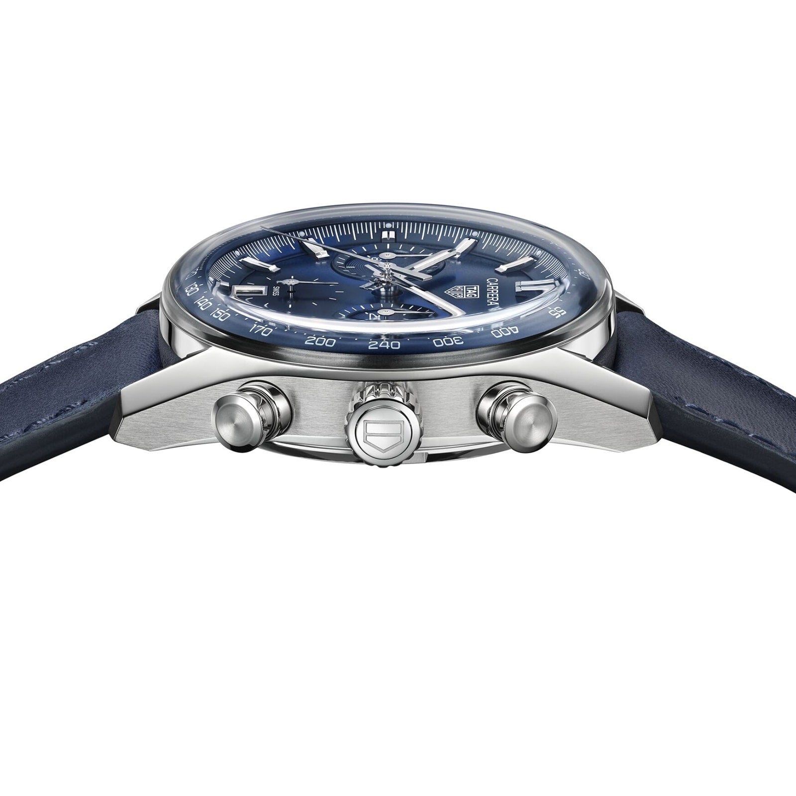 Carrera Chronograph 39mm Mens Watch Blue