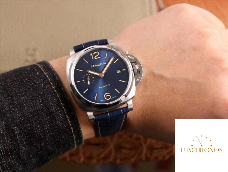 Replica Panerai Luminor Due PAM00927 1:1 Best Edition VS Factory Blue Dial Swiss P9000