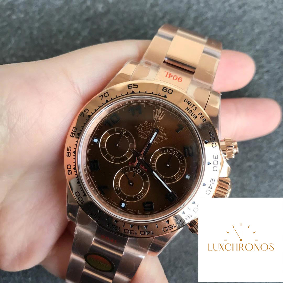 Rolex Daytona m116505-0011 1:1 Best Edition Noob Factory Brown Dial