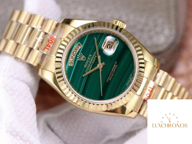 Rolex Day Date President 18238 1:1 Best Edition Malachite Green Dial Swiss Movement