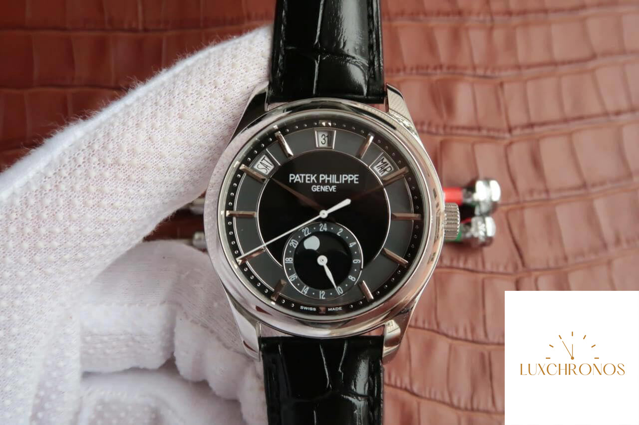 Patek Philippe Complications 5205R-001 1:1 Best Edition KM Factory Cowhide Strap