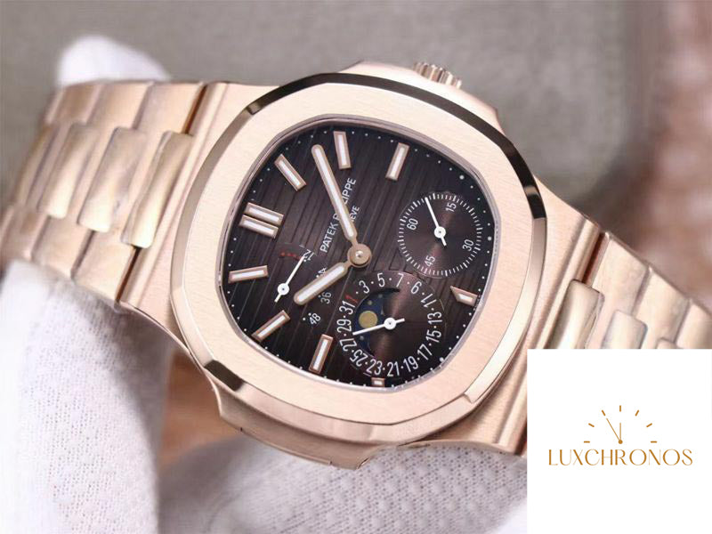 Patek Philippe Nautilus 5712/1A-001 1:1 Best Edition Rose Gold Swiss Movement