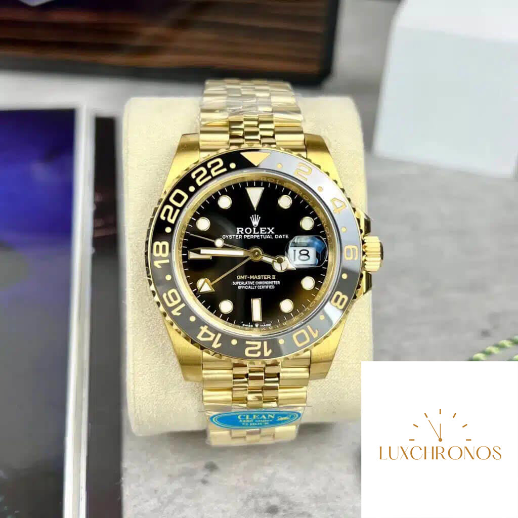 Rolex GMT Master II M126718GRNR-0001 1:1 Best Edition Black Dial