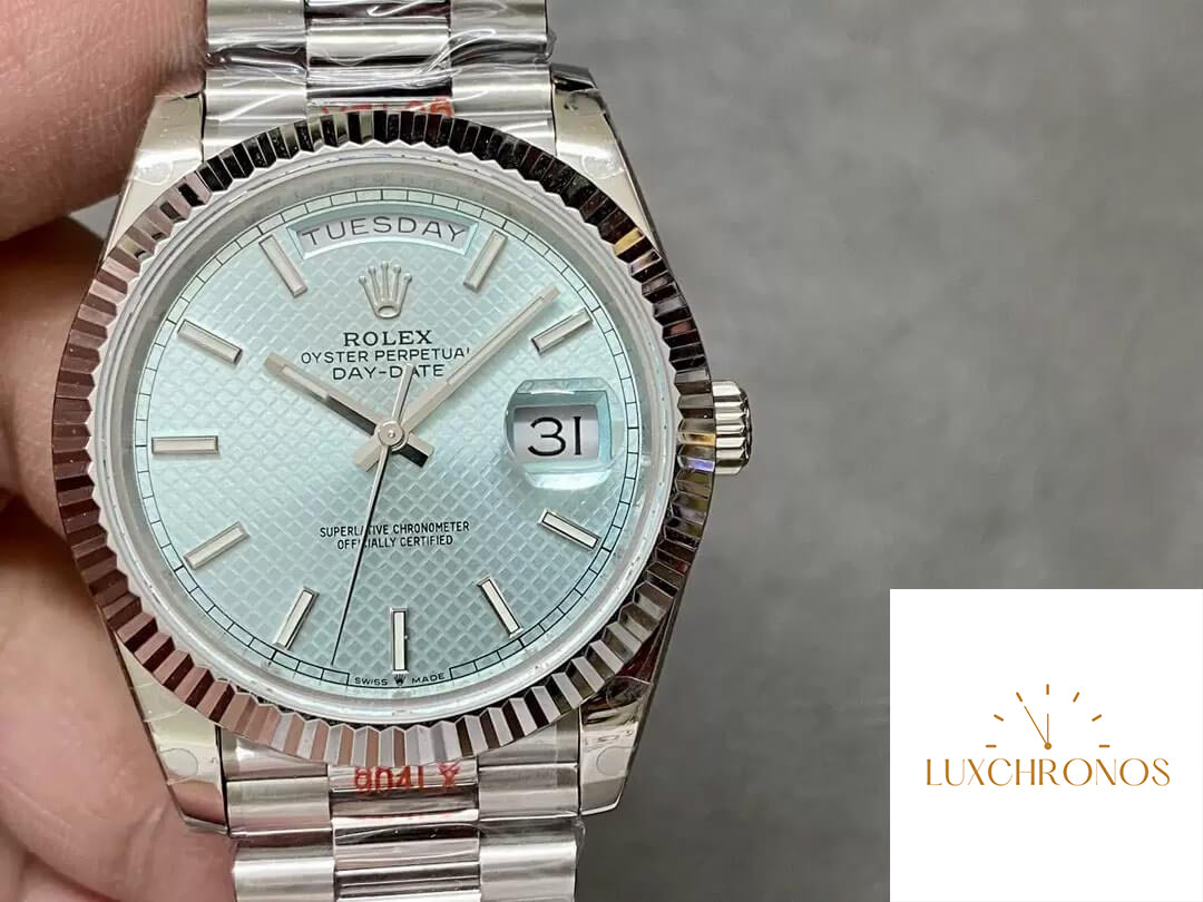 Rolex Day Date M228236 1:1 Best Edition GM Factory Blue Dial V2