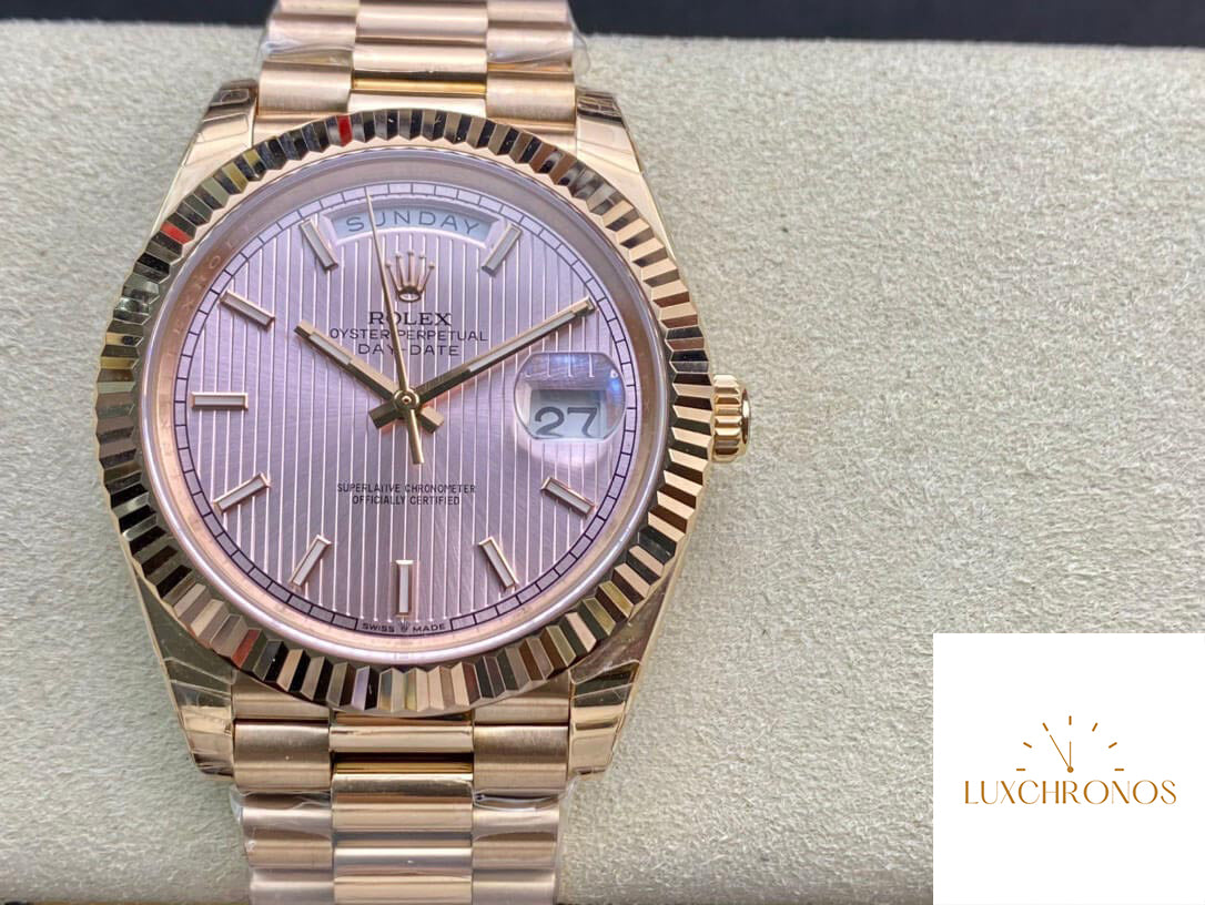 Rolex Day Date M228235-0005 1:1 Best Edition EW Factory Rose Gold