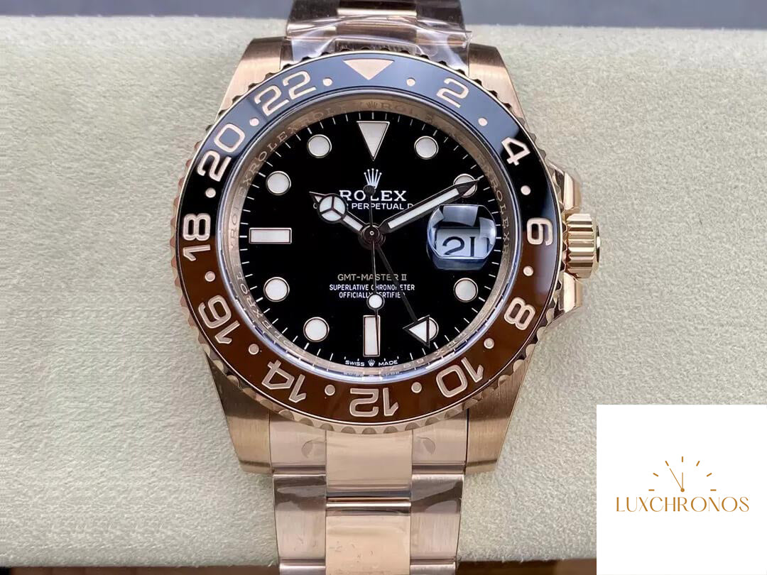 Rolex GMT Master II M126715CHNR-0001 1:1 Best Edition Black Dial