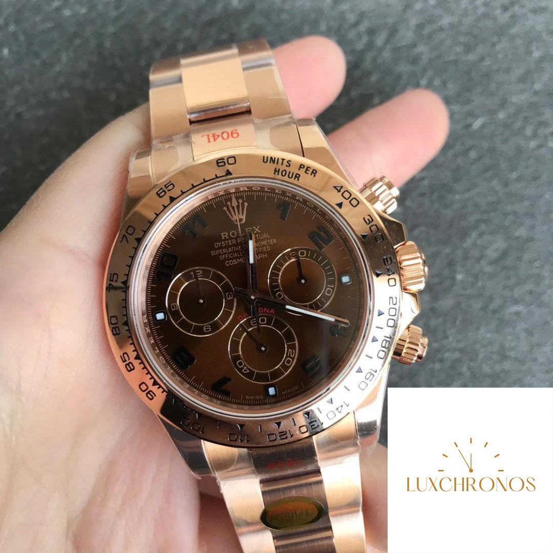 Rolex Daytona m116505-0011 1:1 Best Edition Noob Factory Brown Dial