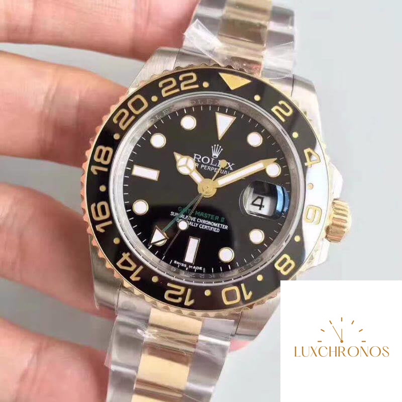 Rolex GMT-Master II 116713LN Noob Factory Men Watches 1:1 Best Edition Gold Wrapped