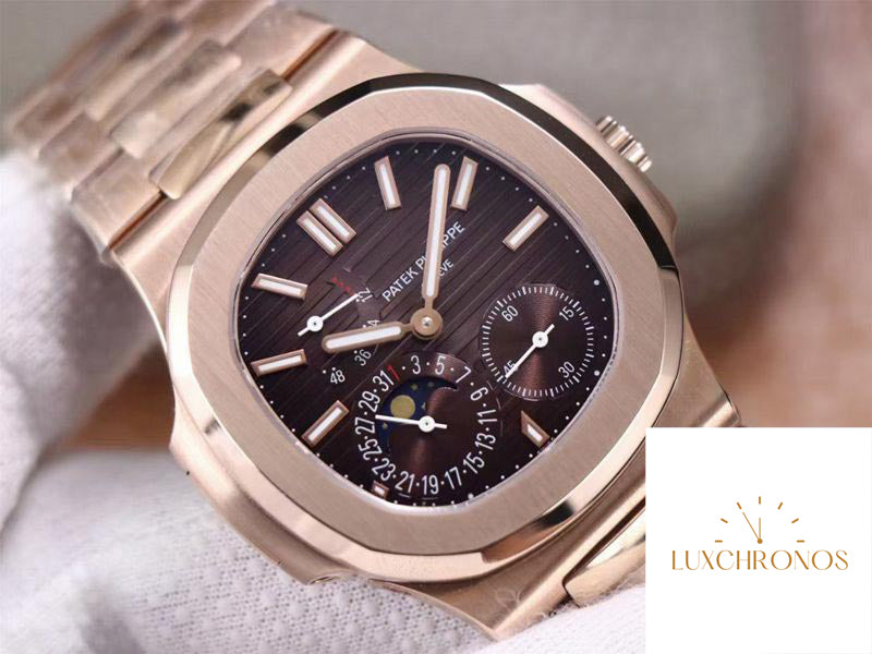 Patek Philippe Nautilus 5712/1A-001 1:1 Best Edition Rose Gold Swiss Movement