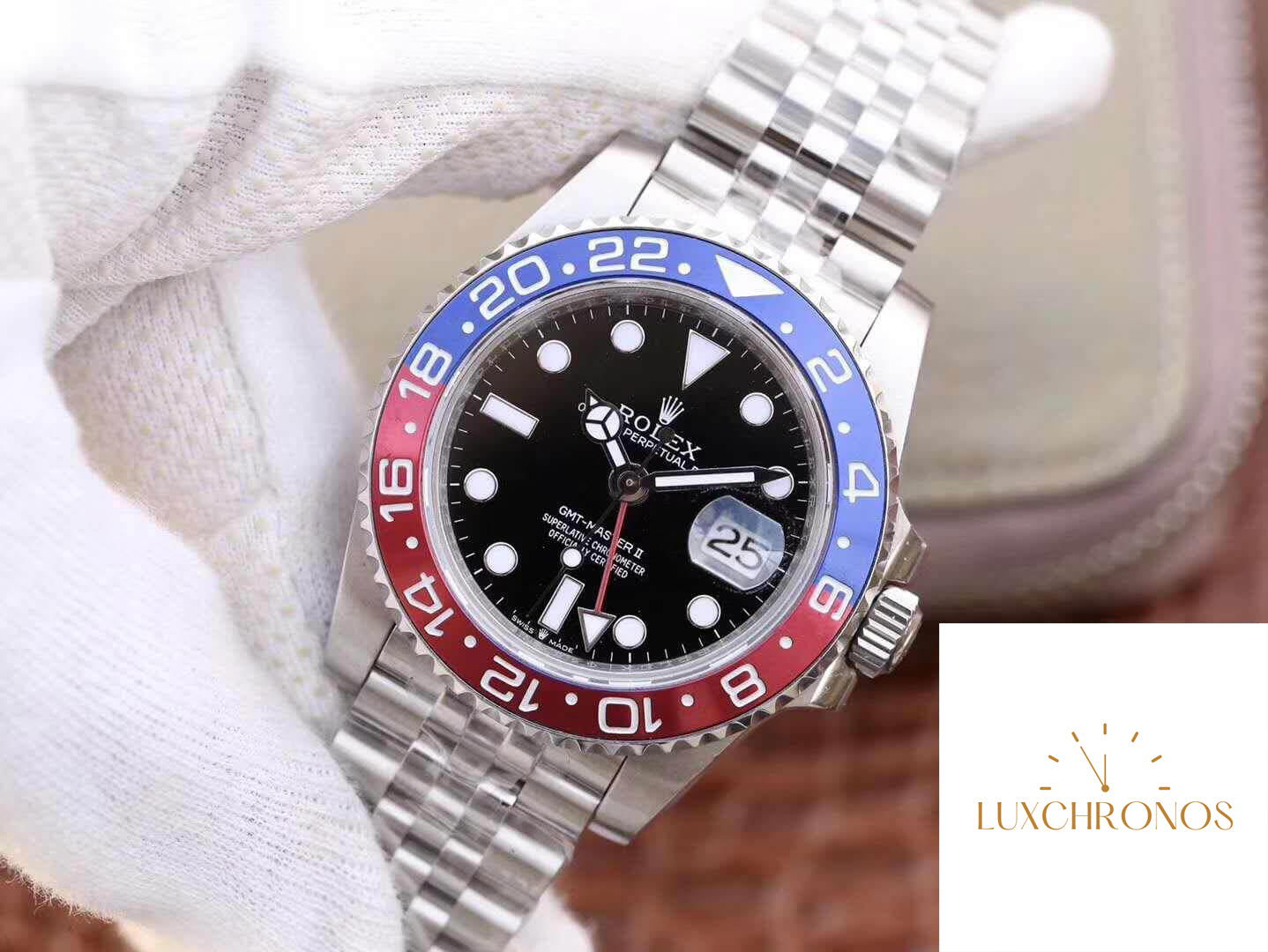 Rolex GMT-Master II 126710BLRO GM Factory 1:1 Best Edition Black Dial