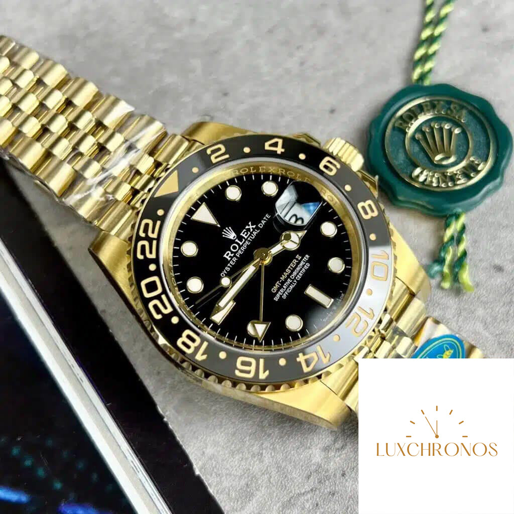 Rolex GMT Master II M126718GRNR-0001 1:1 Best Edition Black Dial