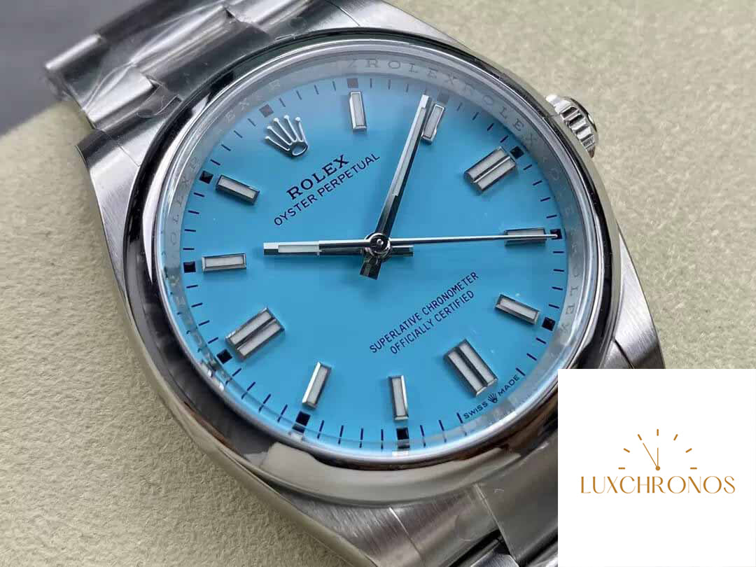 Rolex Oyster Perpetual M124300-0006 41MM 1:1 Best Edition Tiffany Blue Dial