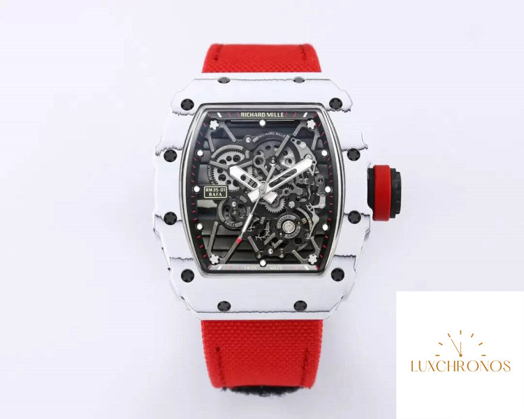 Replica Richard Mille RM35-01 1:1 Best Edition BBR Factory Carbon Fiber Case