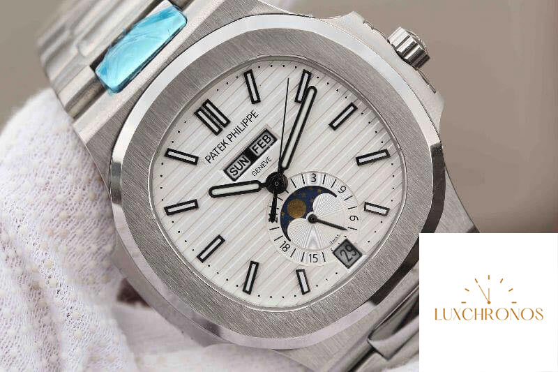 Patek Philippe Nautilus 5726/1A-010 KM Factory 1:1 Best Edition Swiss ETA White Textured Dial