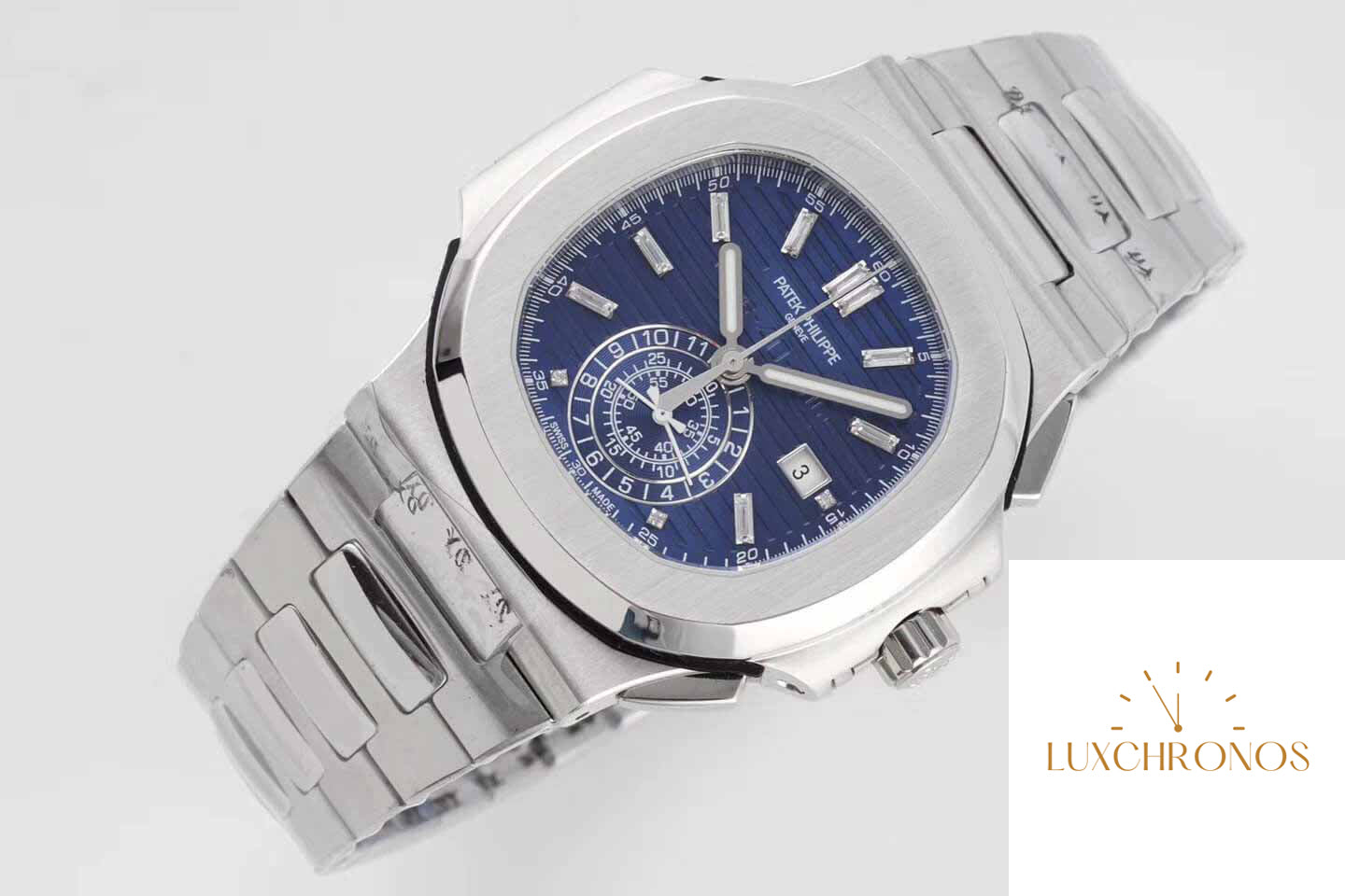 Patek Philippe Nautilus 5976/1G 1:1 Best Edition 3K Factory V2 Stainless Steel