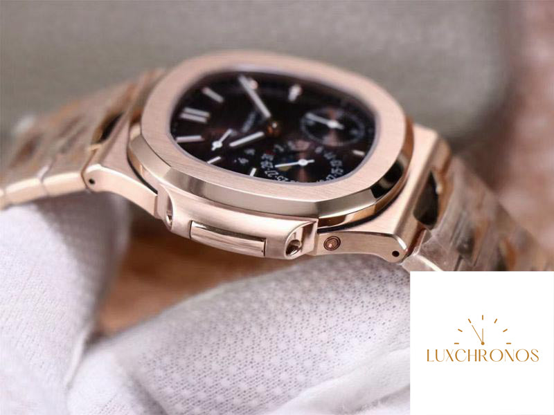 Patek Philippe Nautilus 5712/1A-001 1:1 Best Edition Rose Gold Swiss Movement