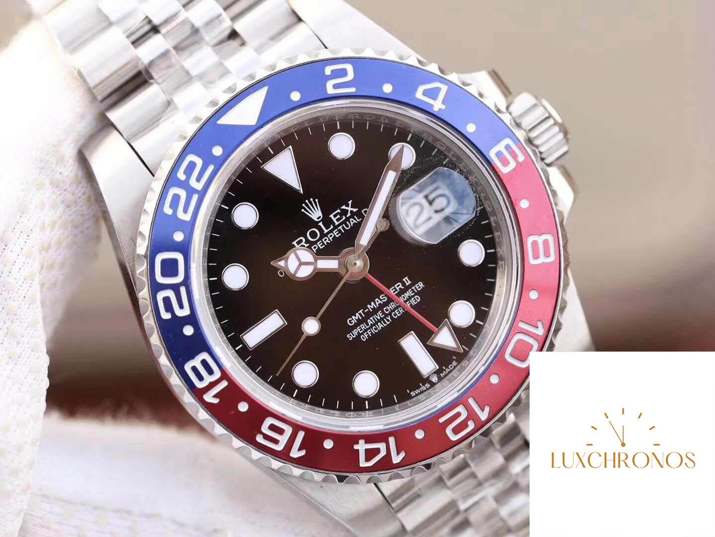 Rolex GMT-Master II 126710BLRO GM Factory 1:1 Best Edition Black Dial